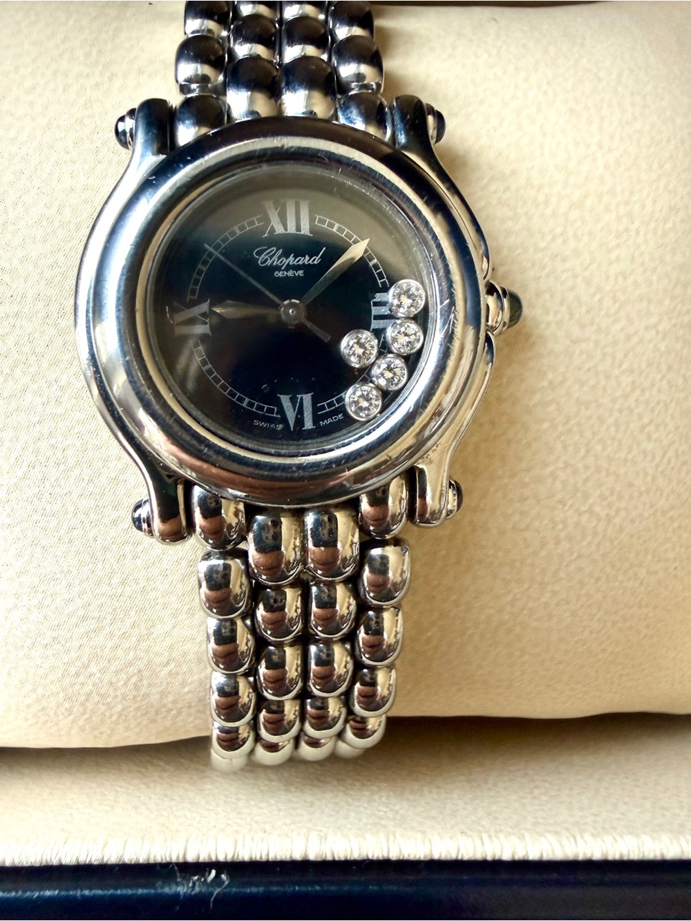 Chopard Happy Diamonds Stainless Steel Women's Watch - Silver - Picture 3 of 9